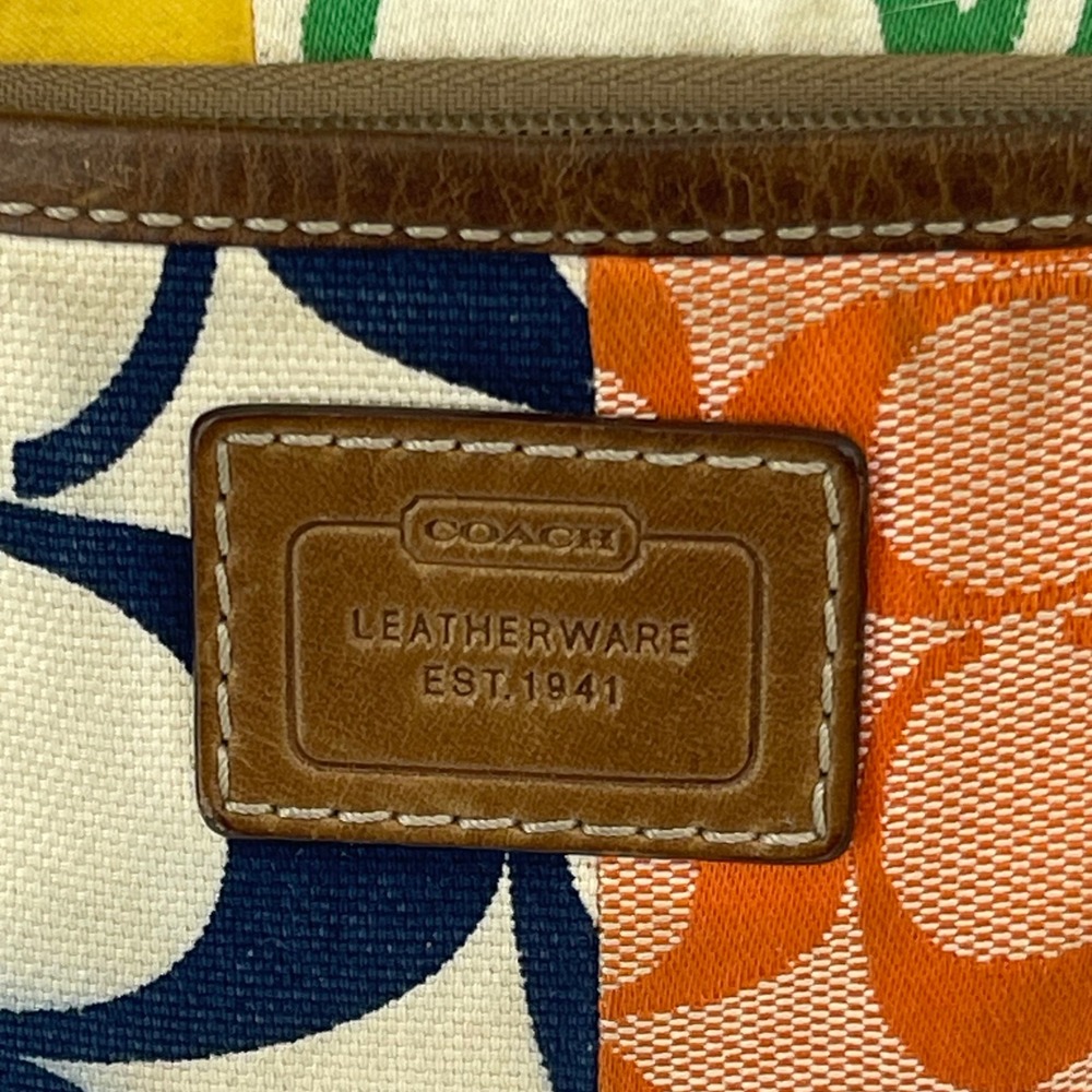 Coach Hampton LARGE Patchwork Crossbody Bag 10"x1… - image 2